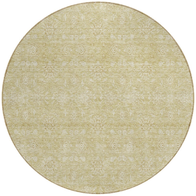 HomeRoots Floral Transitional Rectangle Outdoor Rug