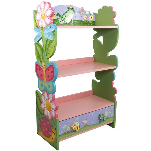 Fantasy Fields - Kids Storage Bookcase Magic Garden Bookshelf