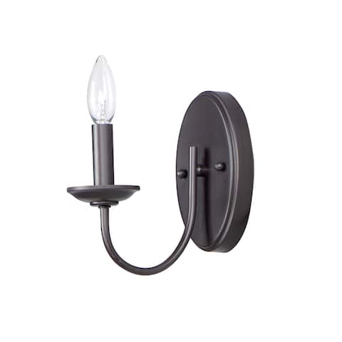 Logan 1-Light 4.5" Wide Oil Rubbed Bronze Wall Sconce