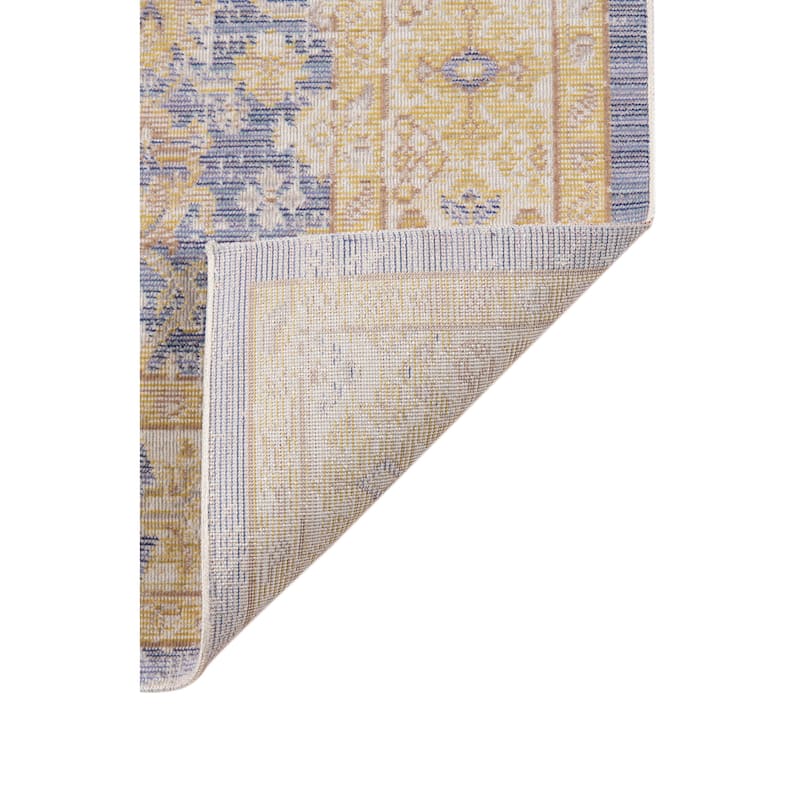 Aurelia Sina Bordered Area Rug