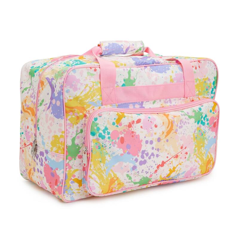 Bright Creations Sewing Machine Case Watercolor Carrier Tote Storage Organizer Bag 18.1x9.4x12.2"