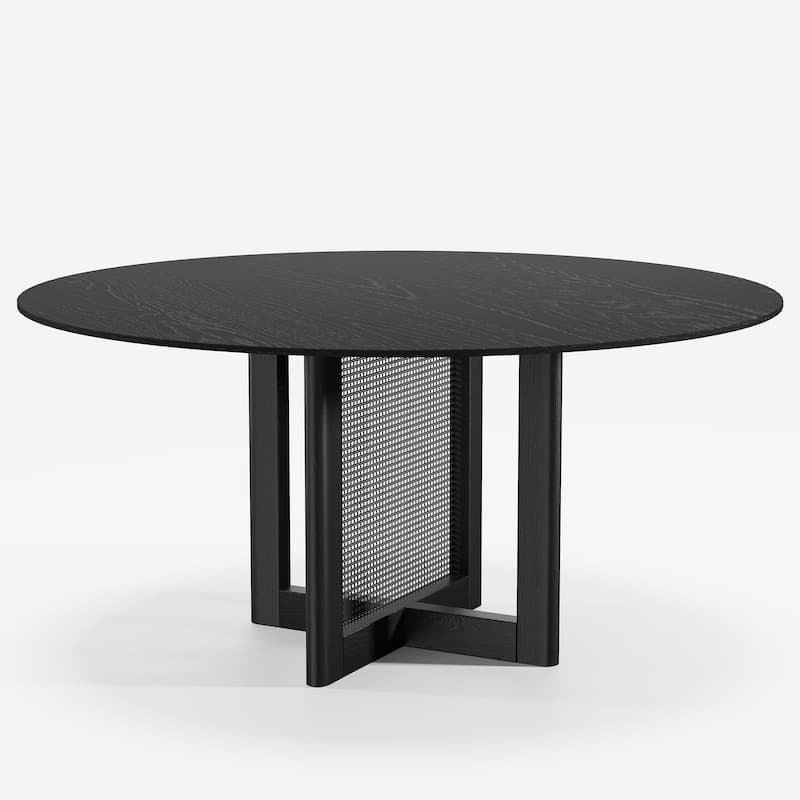 Solid Wood Round Dining Table 4-6 People