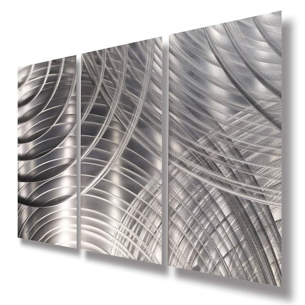 Shop Statements2000 3d Metal Wall Art Sculpture Silver Modern