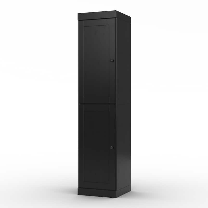 Palace Imports 100% Solid Wood 16.5" Bathroom Storage Cabinet with Shaker Doors and Adjustable Shelves