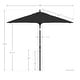 preview thumbnail 26 of 99, Pompano 9ft Crank Lift Push Button Tilt Round Patio Umbrella by Havenside Home, Base Not Included