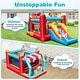 preview thumbnail 13 of 11, 5-in-1 Ice Cream Inflatable Bounce House Ideal for Birthdays, Holidays or Summer Celebrations - 187" x 88" x 79" (L x W x H)