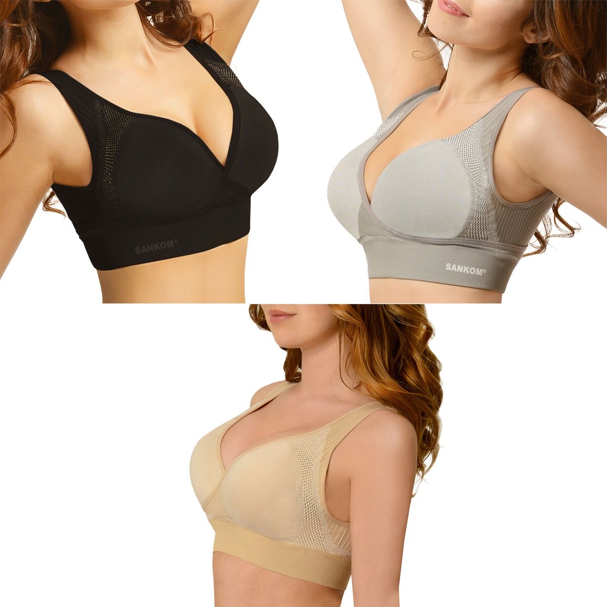 Sankom support and posture bra clearance