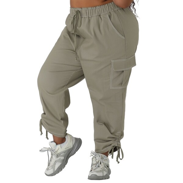 plus size cargo pants with pockets
