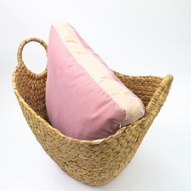 Jiti Indoor Modern Glam Squared Boxed Border Plush Velvet Square Throw Pillows Cushions for Sofa Chair 18 x 18