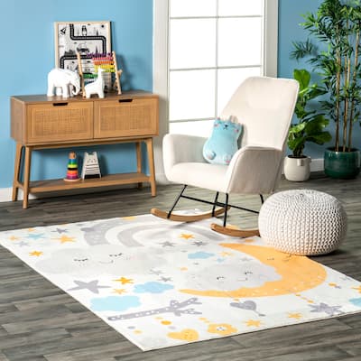 Nuloom Sweet Dreams SpinClean Machine Washable Kids Area Rug