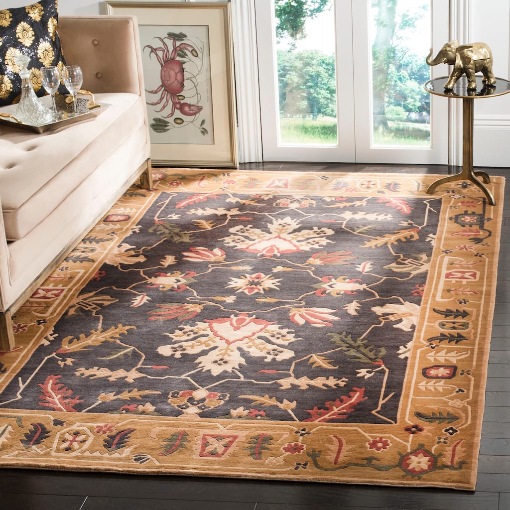 SAFAVIEH Couture Hand-knotted Tibetan Olha Modern Wool Rug
