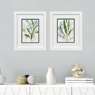 Paragon Meadow Blues II Framed Art - Set of 2