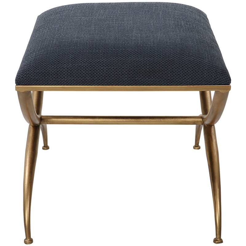 Uttermost 2396-CROSSING-BENCH-SMALL Crossing 23-1/2" Wide Gold Framed