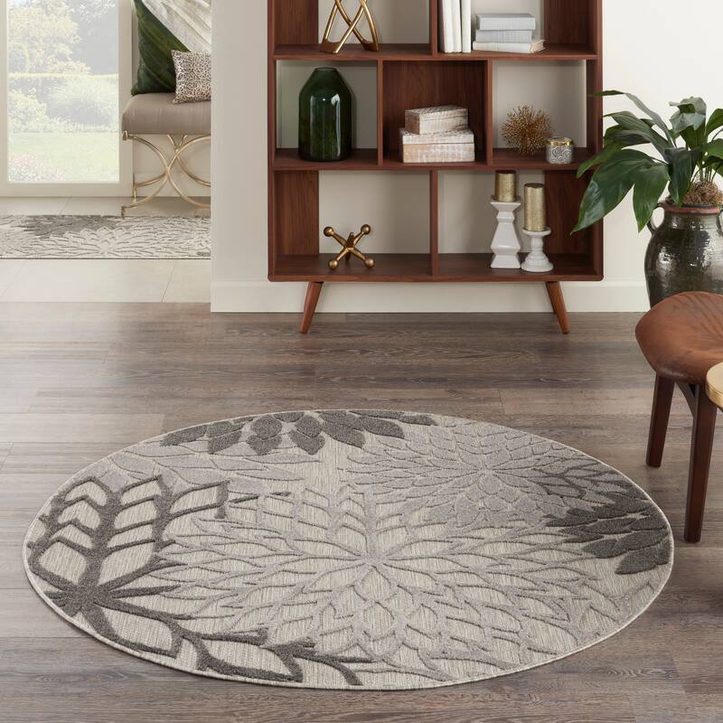 Nourison Aloha Floral Modern Indoor/Outdoor Area Rug
