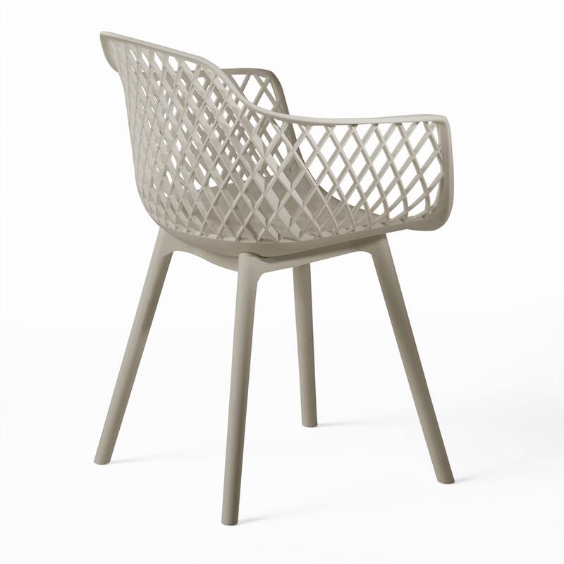 Christopher Knight Home Poppy Outdoor Modern Dining Chair (Set of 2)