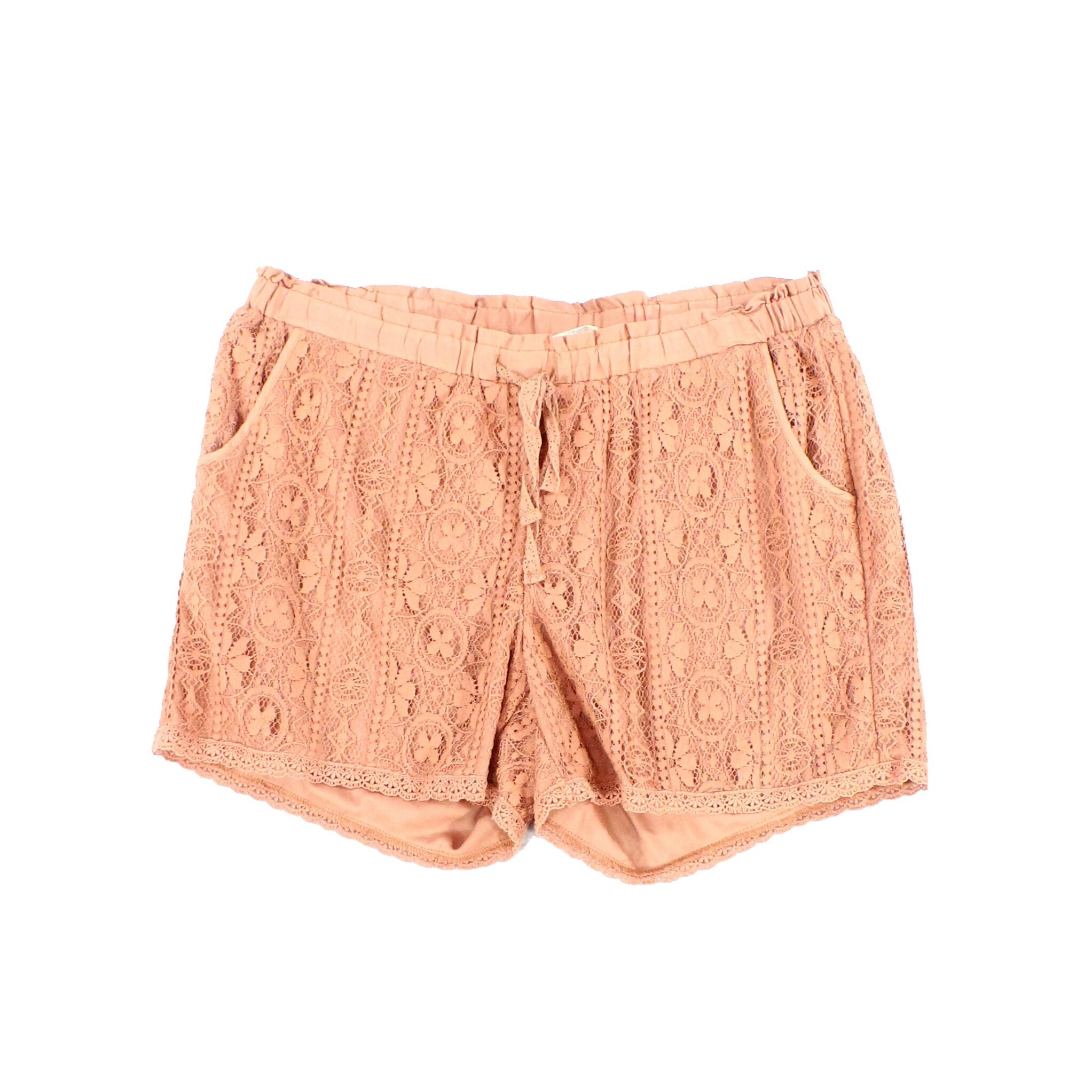Shop Jolt New Pink Size 16 Junior Drawstring Floral Lace Detail
