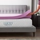 preview thumbnail 6 of 12, Lucid Comfort Collection Lavender and Aloe Memory Foam Mattress Topper Queen - 4 Inch
