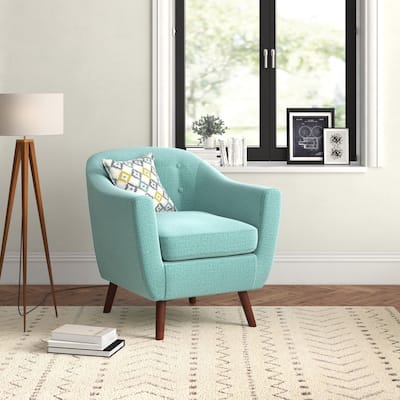 Carson Carrington Junsele Linen Upholstery Club Accent Chair