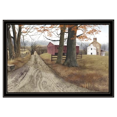 "The Road Home" Framed Wall Art Bedroom & Farmhouse Wall Decoration by Billy Jacobs