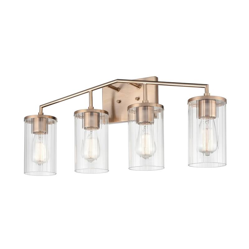 Millennium Lighting Beverlly Bathroom Vanity Light Fixture with Clear Beveled Glass Shades
