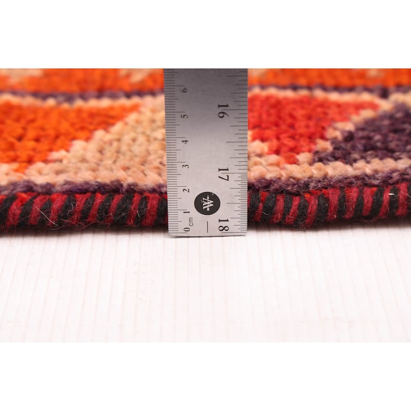 ECARPETGALLERY Hand-knotted Melis Vintage Red Wool Rug - 2'11 x 10'9