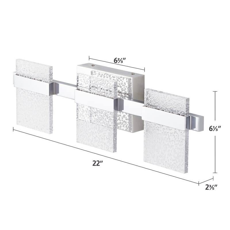 CO-Z Modern 15W LED Wall Sconce Vanity Light Fixture