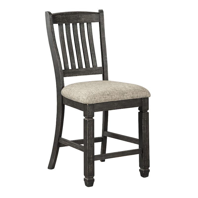 Signature Design by Ashley Tyler Creek Black / Grayish Brown 7-Piece Counter Height Dining Package