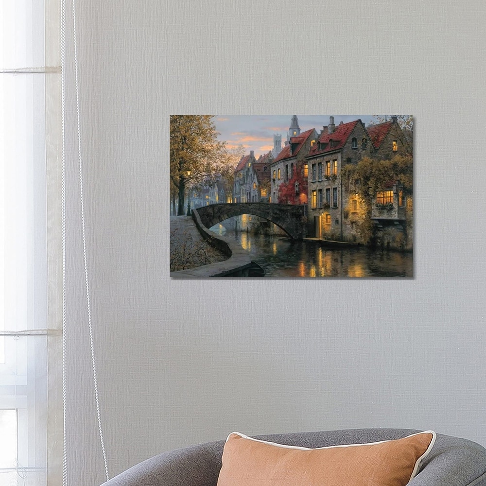 iCanvas "Silent Evening" by Evgeny Lushpin Canvas Print