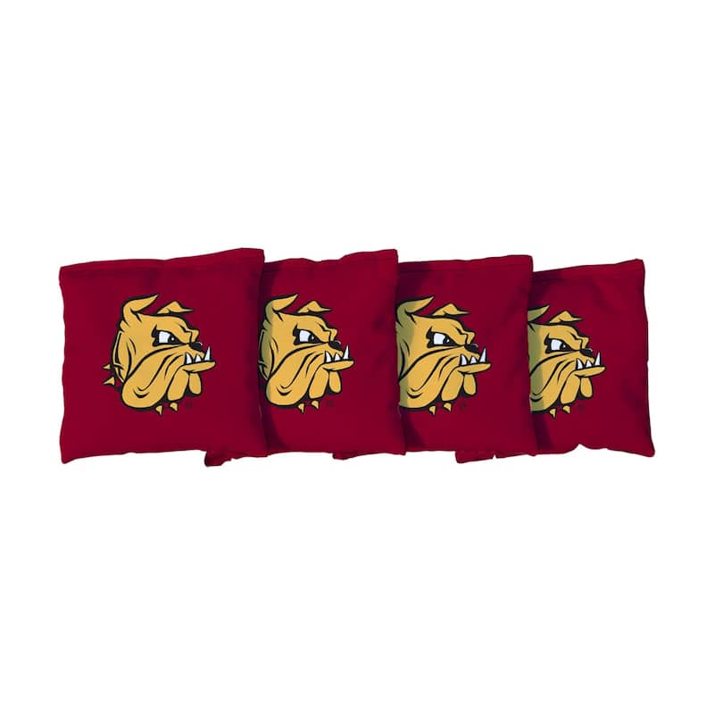 Minnesota Duluth Bulldogs Red Cornhole Bags - Corn Filled