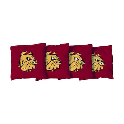 Minnesota Duluth Bulldogs Red Cornhole Bags