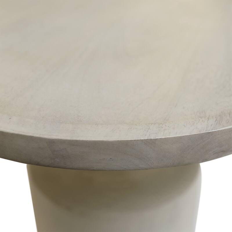 Brixton End Table, White