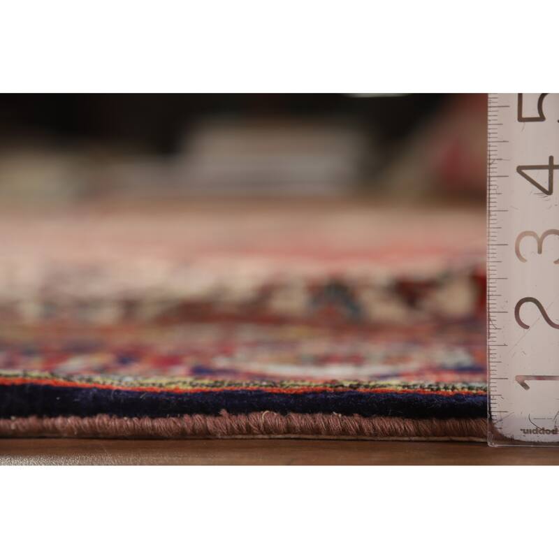 Hand Knotted Oriental 100% Wool Carpet Traditional Medallion Beige & Ivories Bidjar Area Rug - 12' 10'' X 10' 1''