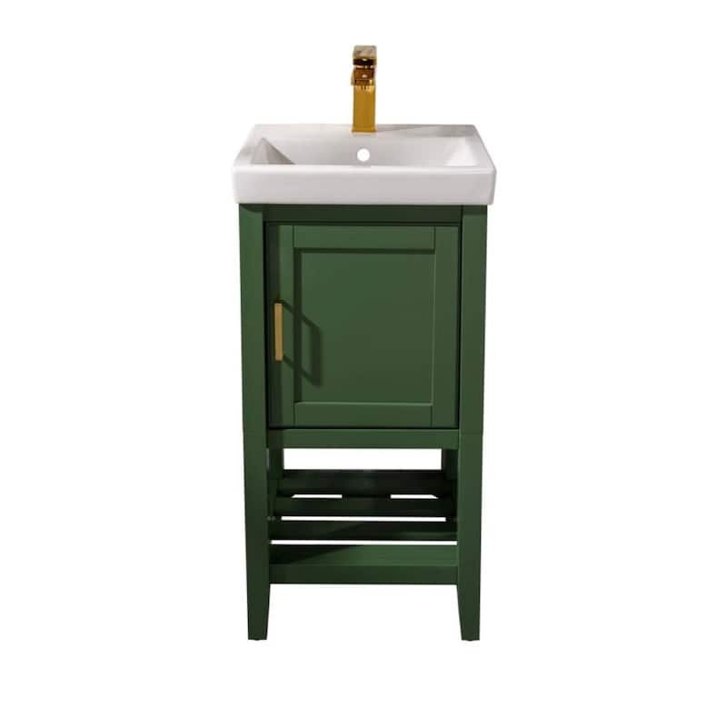 Legion Furniture 18" Pewter Green Sink Vanity