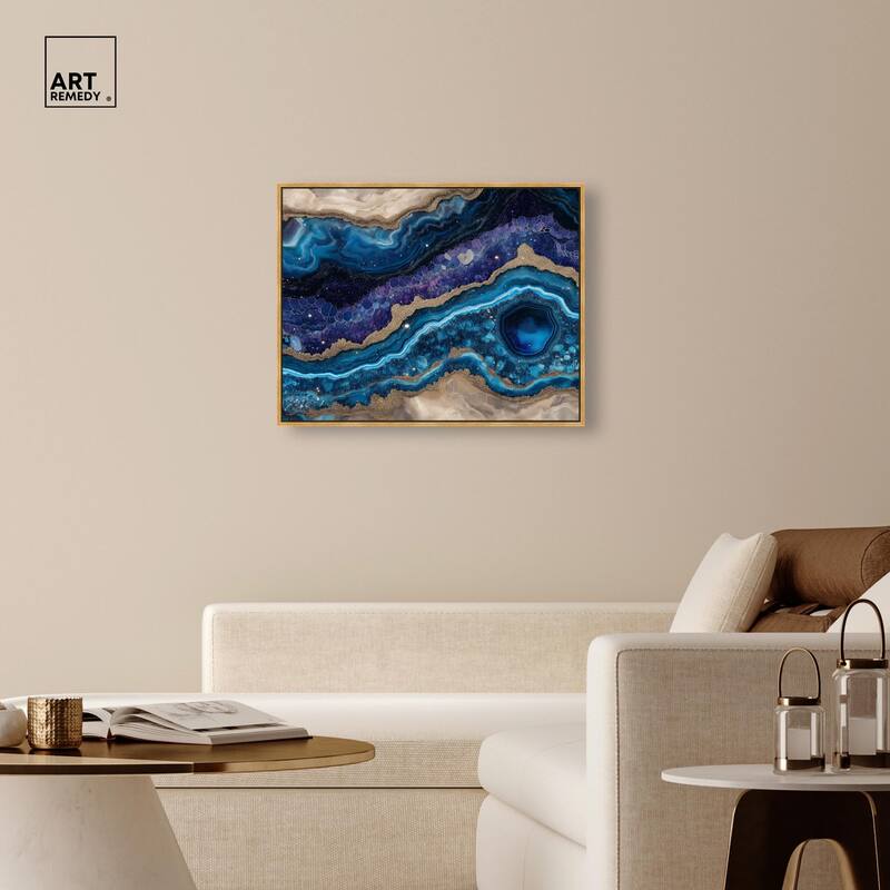 Galactic Geode I Canvas by Art Remedy
