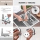 preview thumbnail 19 of 32, STYLISH Stainless Steel Single Handle Foldable Pull Down Kitchen Faucet