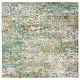 preview thumbnail 53 of 74, SAFAVIEH Madison Loane Modern Abstract Rug 11' x 11' Square - Green/Turquoise