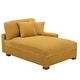 preview thumbnail 78 of 190, Modern Modular Sectional Sofa Corduroy Chaise Lounges