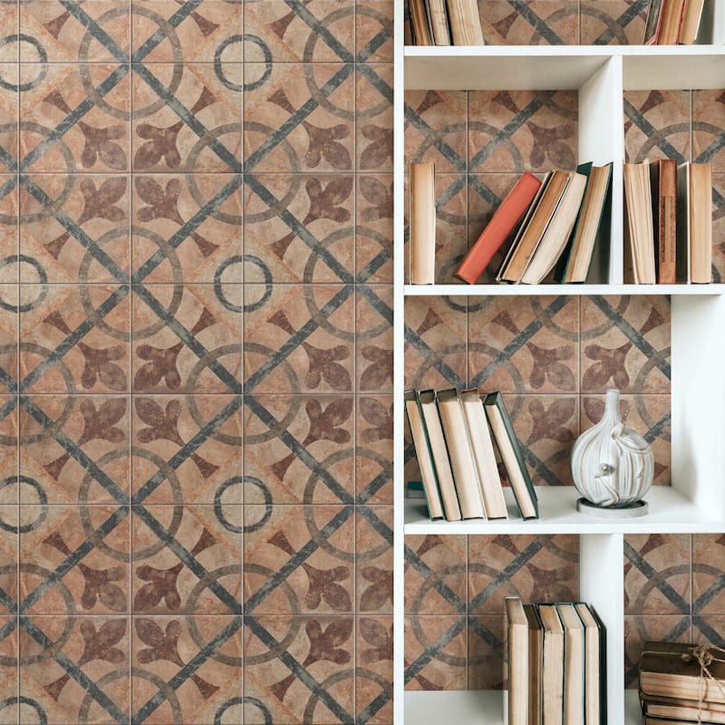 Merola Tile Americana Cleveland 8-3/4" x 8-3/4" Porcelain Floor and Wall Tile