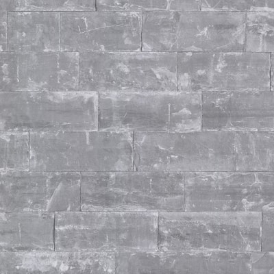 McMahon Seamless Slate Wallpaper 20.5 in x 33 ft = About 56.4 square feet