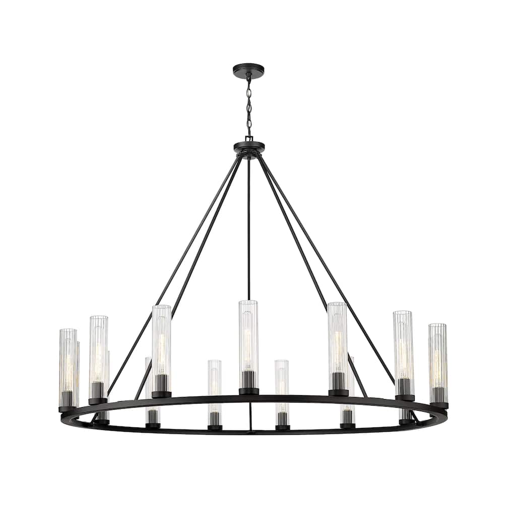 Beau 15 Light Chandelier - Bronze