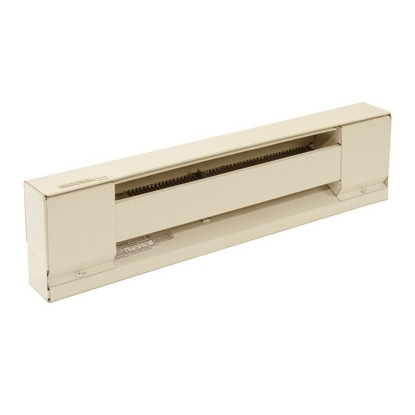 Shop TPI H2905-028S Electric Baseboard Heater, Ivory, 500 ...