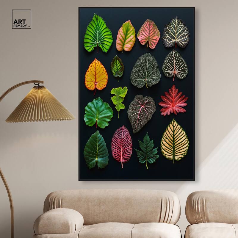 Leaf Lexicon Canvas by Art Remedy
