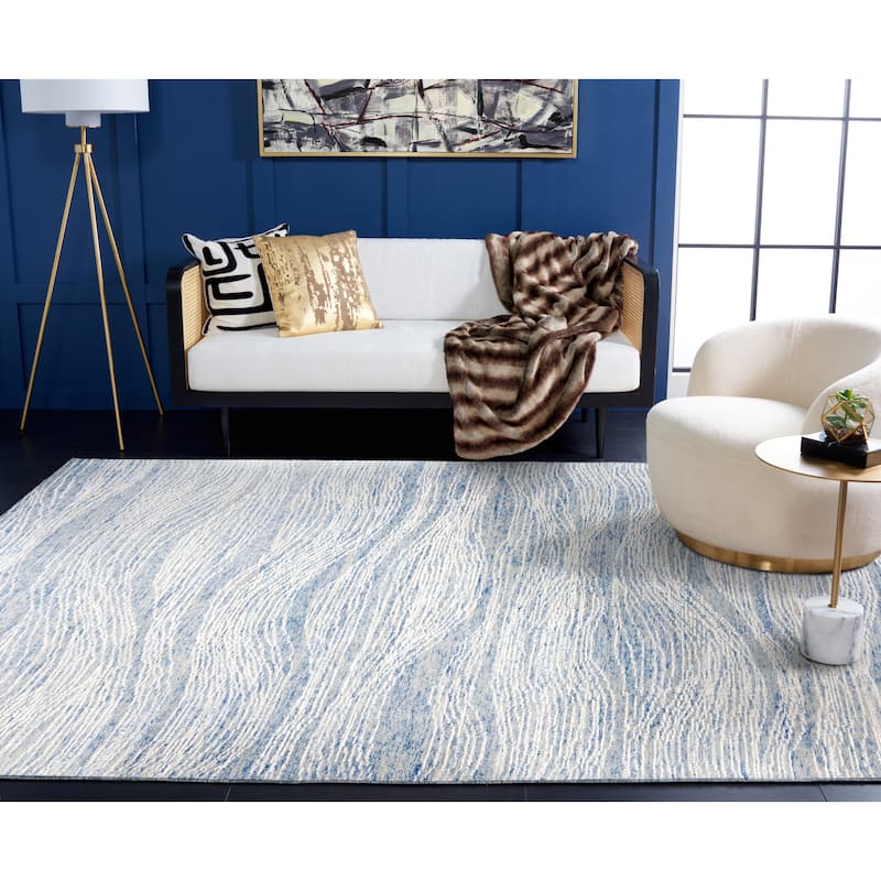 SAFAVIEH Handmade Metro Annarosa Modern Abstract Wool Rug