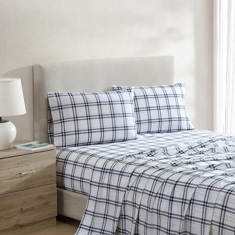 Nautica Cotton Percale Deep Pocket Bed Sheet Sets