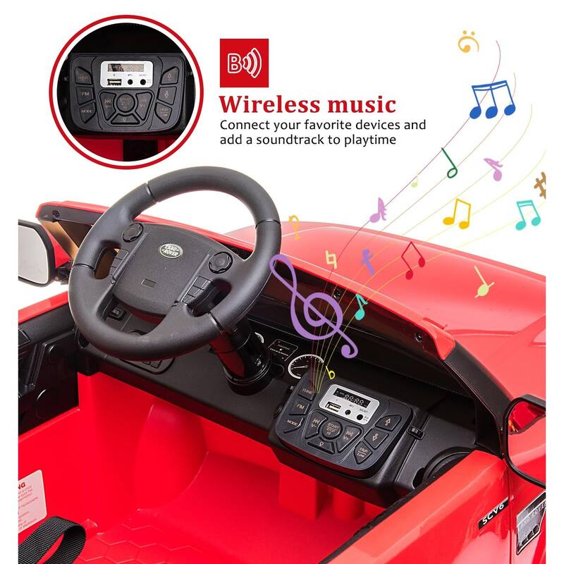Licensed Land Rover Ride on Car, 12V 4.5 MPH Ride on Toys for Toddlers 3-8