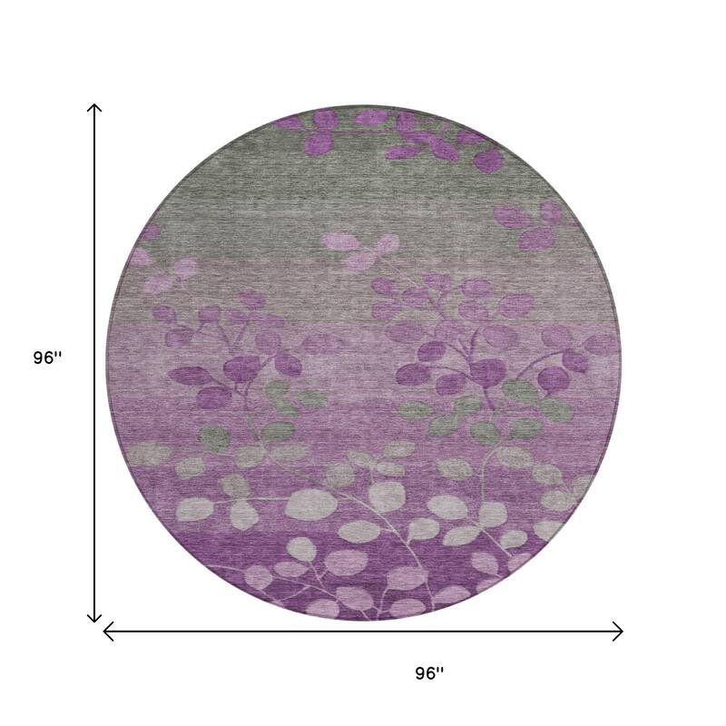 HomeRoots Floral Transitional Rectangle Outdoor Rug