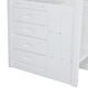 preview thumbnail 16 of 15, Full Over Full Stairway Bunk Bed, Wood Detachable Bunkbed Bedframe
