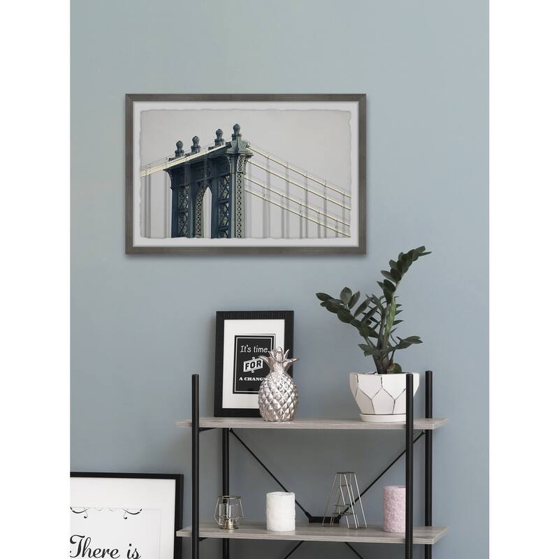 The Bridge Framed Wall Art, Elegant Home Touch - Sophisticated Artwork for Refined Décor