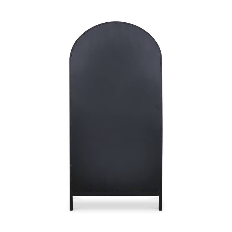 Aurelle Home Arched Bookshelf Display Cabinet