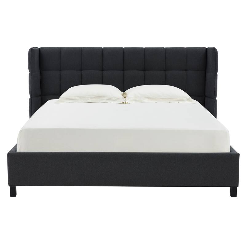 SAFAVIEH Couture Emerson Grid Tufted Bed